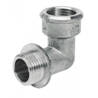 Угольник АРЕ никел. НР-ВР 1" Угольник АРЕ никел. НР-ВР 1"