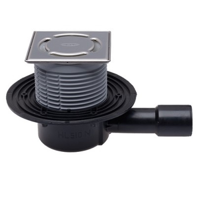 Трап с решеткой КЛИК-КЛАК, с "сухим" сифоном, с горизонтальным выпуском DN40/50 HL 510NPr-3000 Трап с решеткой КЛИК-КЛАК, с "сухим" сифоном, с горизонтальным выпуском DN40/50 HL 510NPr-3000