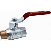 Кран шаровой (ручка - усиленный рычаг) 1/2" внутренняя - наружная резьба EU.ST1283030 12 (Арт.:EU.ST1283030 12)