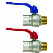 Кран шаров.EVOLUTION, 1"ВН, крас.рычаг