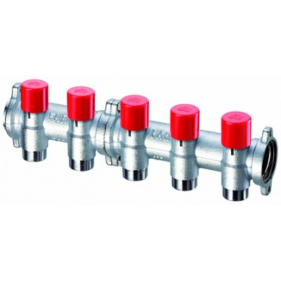 Балансировочн. коллектор 1" с 4 отводами М24х19 (аналог FK 3915 C104RU) Балансировочн. коллектор 1" с 4 отводами М24х19 (аналог FK 3915 C104RU)