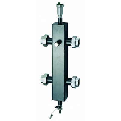 Гидроразделит. 2" с авт.воздухоотвод., сливн.краном, накидн.гайк. Гидроразделит. 2" с авт.воздухоотвод., сливн.краном, накидн.гайк.