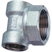 Тройник конц.хром. для коллекторов, 3/4"ВР х 1/2"ВР х 3/8"ВР