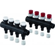 VARIO PLUS КОЛЛЕКТОР С КЛАПАНАМИ ПЛАСТИКОВЫЙ, ВЫХОДЫ 1X 20X2,0 Q&E '1А