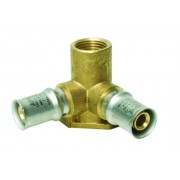 Пресс тройник настенный ВР 1/2"х20