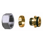 Концовка для м/п труб 26х3 с хром. накидной гайкой М33х1,5