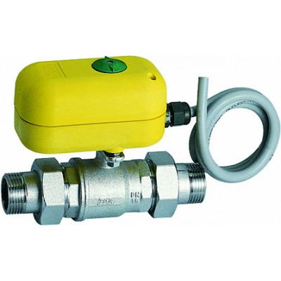 2-х ход. зон. шар.кран с серв. 220 В, 1 1/4", НР 2-х ход. зон. шар.кран с серв. 220 В, 1 1/4", НР