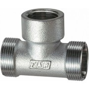 Тройник 3/4" ВР-М24х19-М24х19, хром.