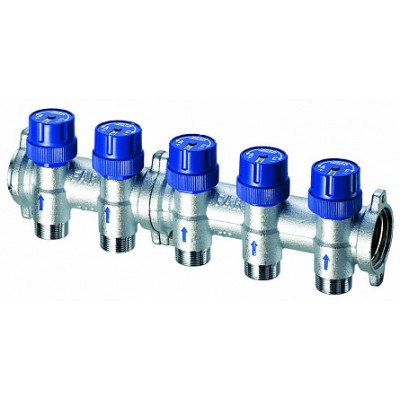 Фланцевый терморегул. коллектор 1" с 2 отводами М24х19 Фланцевый терморегул. коллектор 1" с 2 отводами М24х19