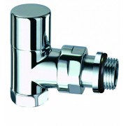 Вентиль запорн.угловой TopFAR, 1/2"ВР, серебро, с EPDM