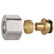 Соединитель обжимной коллекторный EВРОКОНУС для PEX трубы O20x2 - 3/4" EU.ST3288040 20x2x34 (Арт.:EU.ST3288040 20x2x34)