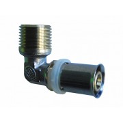 Пресс угольник с переходом на наружную резьбу 16х1/2" EU.MY6704 16x12 (Арт.:EU.MY6704 16x12)