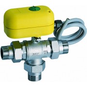 3-х ходов. шар.кран с серв. 220 В, 1 1/4", НР