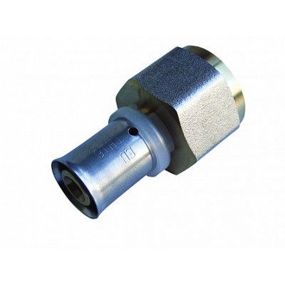 Соединитель пресс с переходом на внутреннюю резьбу 20х3/4" (Арт.:EU.MY6702 20x34) Соединитель пресс с переходом на внутреннюю резьбу 20х3/4" (Арт.:EU.MY6702 20x34)