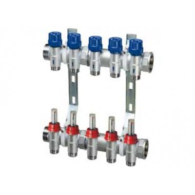 Терморег.и запор.коллек. 1" с расходом. 4 отв.М24х19 Терморег.и запор.коллек. 1" с расходом. 4 отв.М24х19