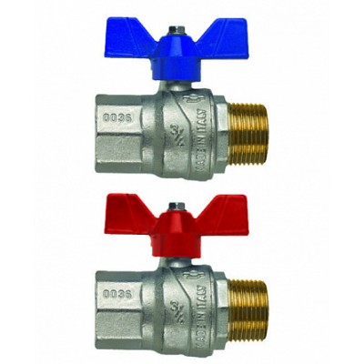 Кран шаров.EVOLUTION, 3/4"ВН, крас.бабочка Кран шаров.EVOLUTION, 3/4"ВН, крас.бабочка
