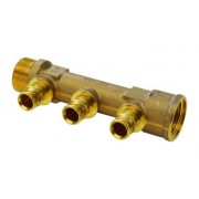 Q&E КОЛЛЕКТОР 3/4" НР/ВР, 4X16 Ц/Ц35ММ '10И (старый аналог 1023166)