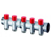 Запорн. коллектор 1 1/4" с 6 отв. М24х19