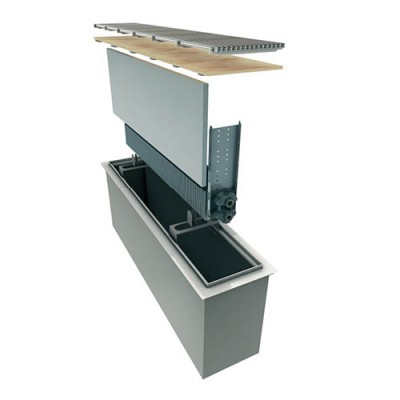 Радиатор Jaga Canal Plus Polyester R 2.5 H68 L261 T35 Радиатор Jaga Canal Plus Polyester R 2.5 H68 L261 T35