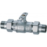 2-х ход. зон. шар. кран 1/2" НР-НР