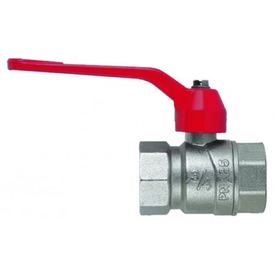 Кран шаров.PERFECTA , 1/2"ВВ, крас.рычаг Кран шаров.PERFECTA , 1/2"ВВ, крас.рычаг