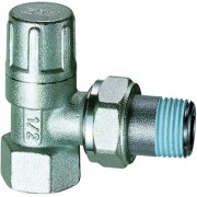 Вентиль запорный угловой 3/4" ВР