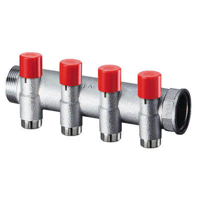 Балансировочн. коллектор 1 1/4"с 4 отв. М24х19 Балансировочн. коллектор 1 1/4"с 4 отв. М24х19