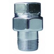 Прямой трехразъемный фитинг 1/2"(серебро)