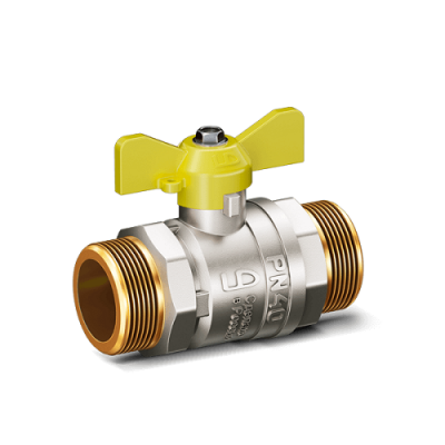 Кран шаровой латунный LD Pride 47.25.Н-Н.Б.GAS для газа, нар./нар. резьба, ручка-бабочка, 1" Кран шаровой латунный LD Pride 47.25.Н-Н.Б.GAS для газа, нар./нар. резьба, ручка-бабочка, 1"