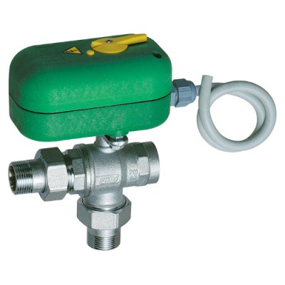 3-х ход. мот. шар. кран (ВР-НР) 1 1/4", 24 В, 40 сек 3-х ход. мот. шар. кран (ВР-НР) 1 1/4", 24 В, 40 сек