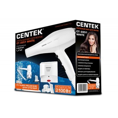 Фен Centek CT-2251 White 2200Вт Фен Centek CT-2251 White 2200Вт