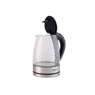 Чайник Centek CT-1009 BLS (серебро/черный) стекло Чайник Centek CT-1009 BLS (серебро/черный) стекло