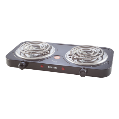 Плитка электрическая Centek CT-1509 (Black) 2 конфорки ТЭН 140мм Плитка электрическая Centek CT-1509 (Black) 2 конфорки ТЭН 140мм