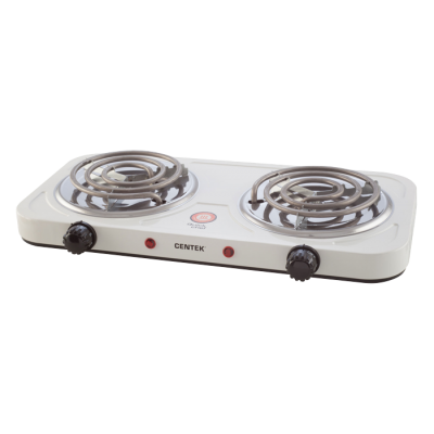 Плитка электрическая Centek CT-1509 (белая) 2конфорки ТЭН 140мм Плитка электрическая Centek CT-1509 (белая) 2конфорки ТЭН 140мм