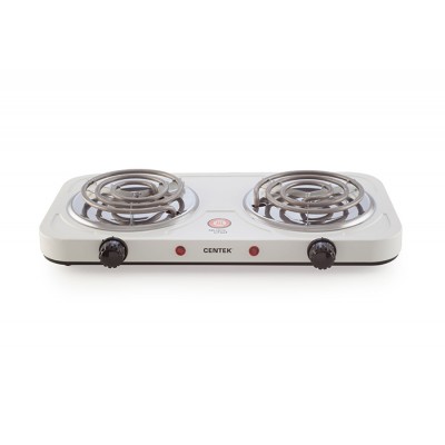 Плитка электрическая Centek CT-1509 (белая) 2конфорки ТЭН 140мм Плитка электрическая Centek CT-1509 (белая) 2конфорки ТЭН 140мм