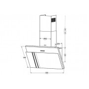 Вытяжка Centek CT-1827-60 White