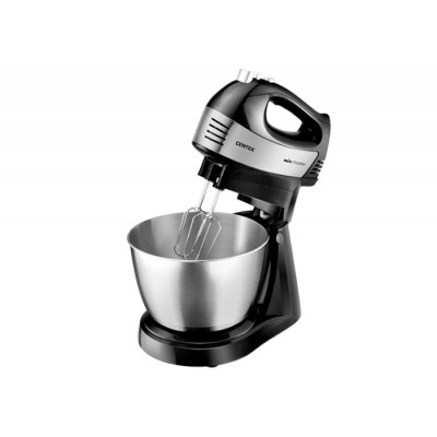 Миксер с чашей Centek CT-1124 (черн/сталь) 600Вт Миксер с чашей Centek CT-1124 (черн/сталь) 600Вт