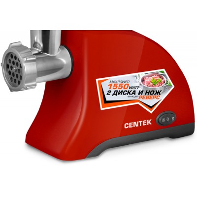 Мясорубка Centek CT-1609 Red Мясорубка Centek CT-1609 Red