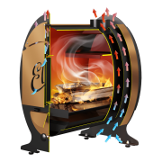 Печь отопительная СТЭН Элли 200