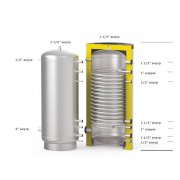 Косвенный водонагреватель DAKOR HFWT 1000