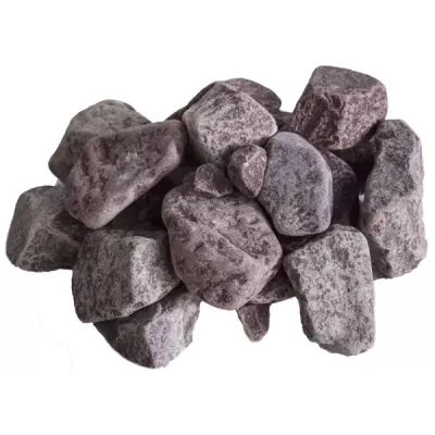 Камень для бани Кварцит малиновый обвалованный 20 кг (50) Карелия Камень для бани Кварцит малиновый обвалованный 20 кг (50) Карелия