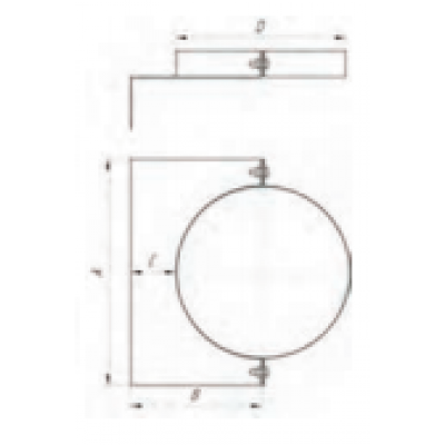 Кронштейн С/У УМК ф 300, AISI 439/1,0мм, Е= 50мм Кронштейн С/У УМК ф 300, AISI 439/1,0мм, Е= 50мм