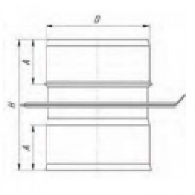 Шибер-задвижка УМК ф 300, AISI 439/1,0мм Шибер-задвижка УМК ф 300, AISI 439/1,0мм