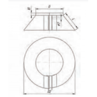 Фланец УМК ф 150, AISI 439/0,5мм Фланец УМК ф 150, AISI 439/0,5мм