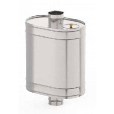 Бак на трубе для печи, 50л, УМК ф 120, AISI 439/0,8мм, (штуцер 3/4") Бак на трубе для печи, 50л, УМК ф 120, AISI 439/0,8мм, (штуцер 3/4")