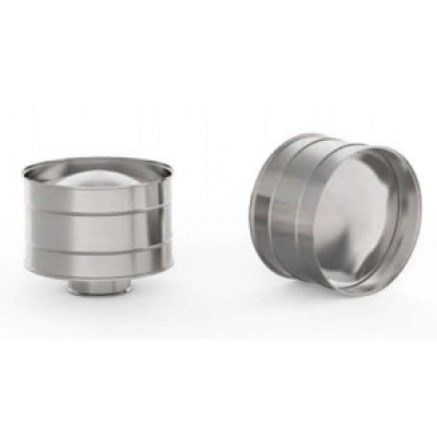 Зонт с дефлектором, УМК ф 300, AISI 439/0,5мм, (К), h=280мм Зонт с дефлектором, УМК ф 300, AISI 439/0,5мм, (К), h=280мм