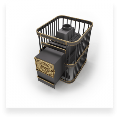 Печь банная Сабантуй Квадро чугун 24 Печь банная Сабантуй Квадро чугун 24