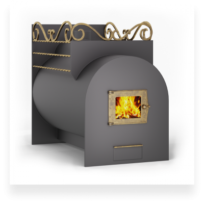 Печь банная Сабантуй 40 со стеклянной дверкой Печь банная Сабантуй 40 со стеклянной дверкой