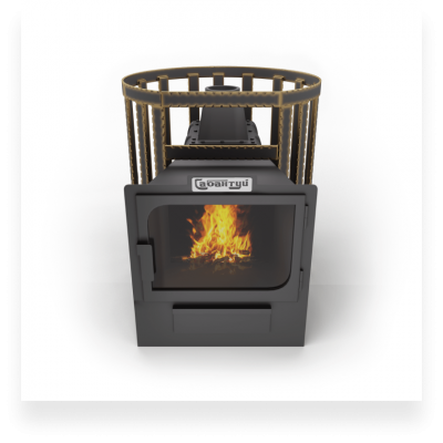 Печь банная Сабантуй Булава чугун 16 панорама Печь банная Сабантуй Булава чугун 16 панорама