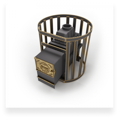 Печь банная Сабантуй Булава чугун 24 Печь банная Сабантуй Булава чугун 24